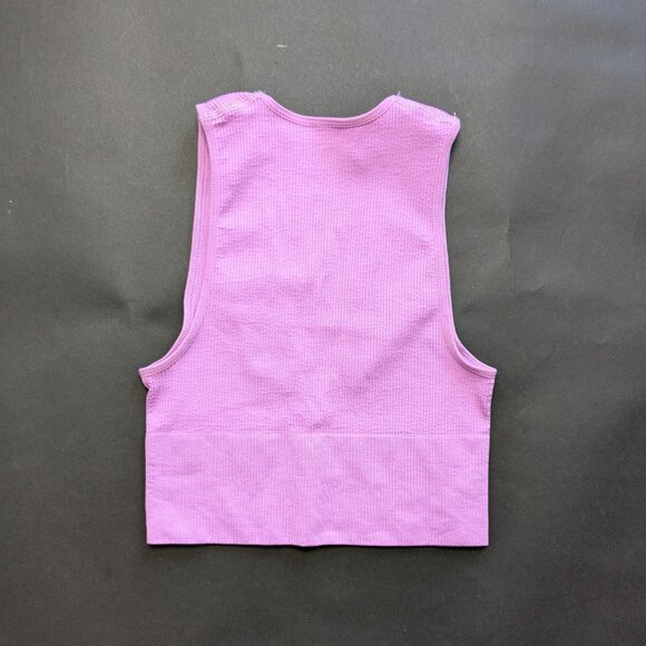 Out From Under Puple Deep V-neckline Top size : SP - Picture 2 of 4